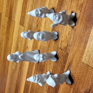 Disney Snow White and the seven dwarfs figurines.